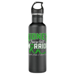 Kidney Transplant Warrior renal kidney disease pat Stainless Steel Water Bottle