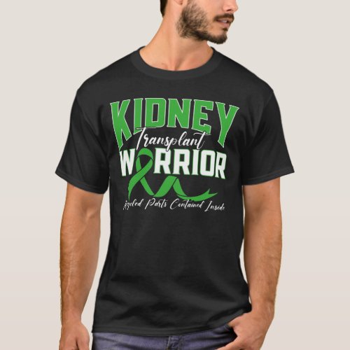 Kidney Transplant Warrior renal kidney disease pat T_Shirt