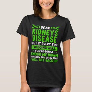 Kidneys Disease Awareness Kidneys Disease Ribbon T-Shirt