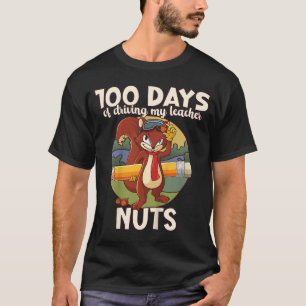 Kids 100 Days Of Annoying My Teacher Naughty Squir T-Shirt