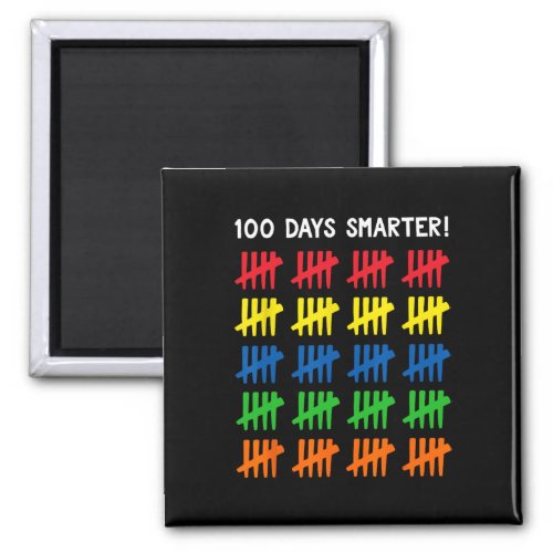 Kids 100 Days of School  100 Tally Marks  Magnet