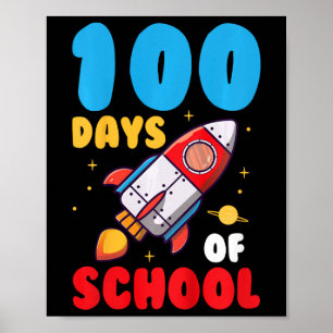Kids 100 Days Of School Kids 100th Day Of School Poster