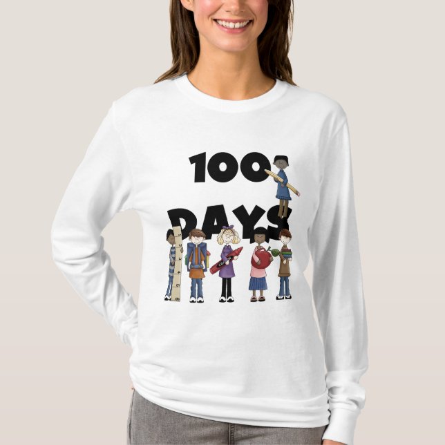 Kids 100 Days of School T-shirts and Gifts (Front)