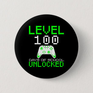 Kids 100th Day Of School Shirt Kids Video Games Bo Button