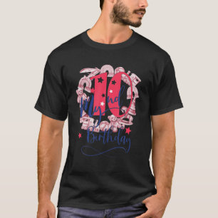 Kids 10Th Birthday Party Girls Boys Toy T-Shirt
