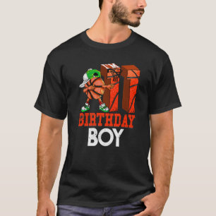 Kids 11 Year Old Basketball Dabbing 11th Birthday  T-Shirt