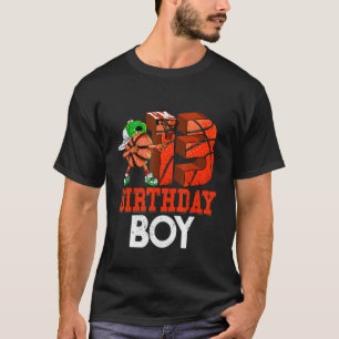 Kids 13 Year Old Basketball Dabbing 13th Birthday  T-Shirt