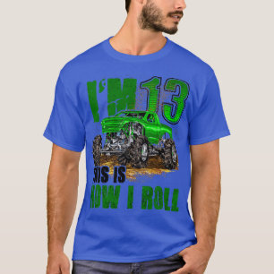 Kids 13th Birthday Monster Truck For Boys & Girls  T-Shirt