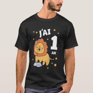 Kids 1 Birthday Lion - 1 Year Boy Girl T-Shirt