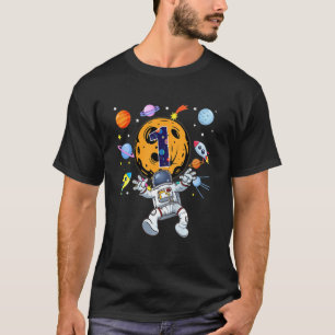 Kids 1 Year Old Astronaut Boy Girl 1st Birthday Sp T-Shirt