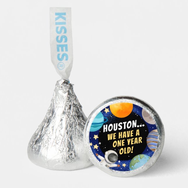 Kid's 1st Birthday Outer Space  Hershey®'s Kisses® (Front)