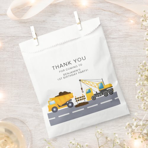 Kids 1st Birthday Party Thank You Favor Bag