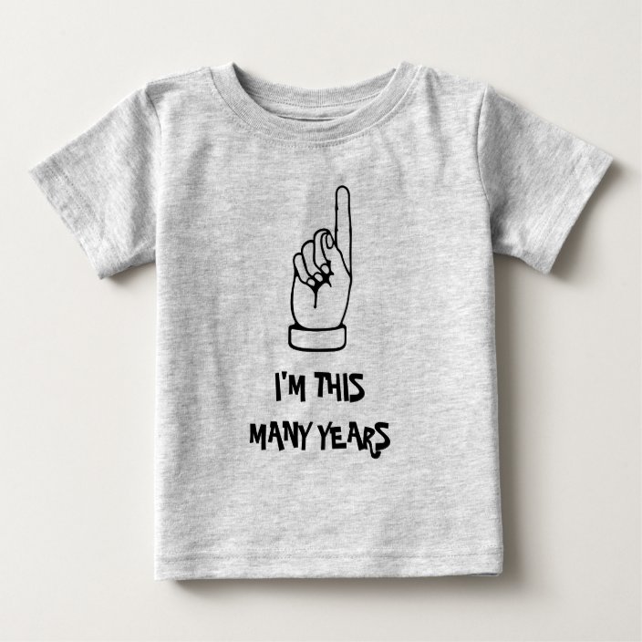 one year old shirts