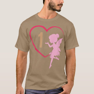 Kids 1st First Birthday Party Fairy Tale Girl Prin T-Shirt