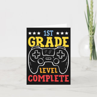 Kids 1st Grade Level Complete Last Day Of School G Card