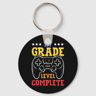 Kids 1st Grade Level Complete Last Day Of School G Keychain