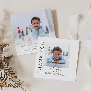 Kids 2 Photo Thank You Card