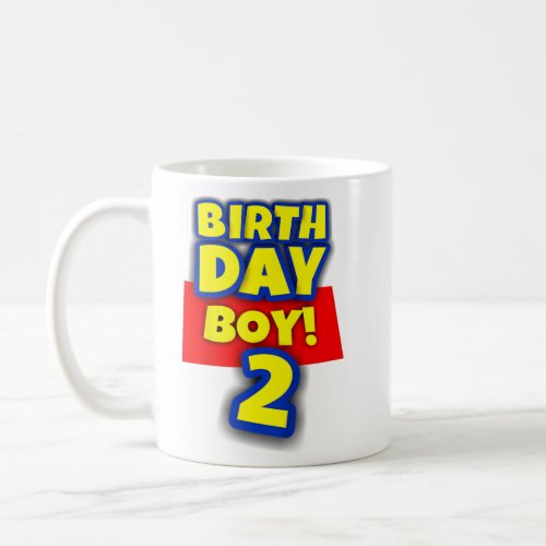 Kids 2 Year Old Toy Birthday Boy Gift   Coffee Mug