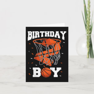 Kids 2nd Birthday Basketball Kids Card