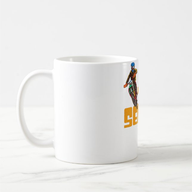 Kids 2nd Birthday Dirt Bike Gift 2 Years Old  Coffee Mug (Left)