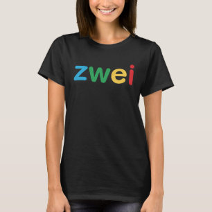 Kids 2nd Birthday Zwei 2 Year Old German Geburtst T-Shirt