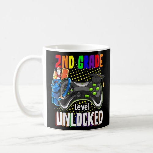 Kids 2nd Grade Level Unlocked Video Game Back To S Coffee Mug