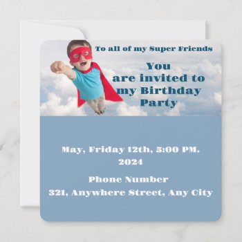 Kid's 3 Invitation by GKDStore at Zazzle