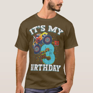 Kids 3 Years Old Boy Girl It's My 3rd Birthday Mon T-Shirt