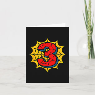 Kids 3rd Birthday Sder Theme Party 3 Year Old Boys Card