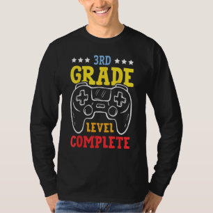 Kids 3rd Grade Level Complete Last Day Of School G T-Shirt