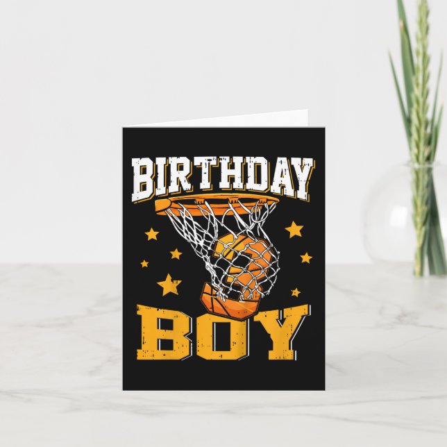 Kids 3rd third 3 three year happy birthday boy bas card (Front)