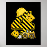 Kids 4th Birthday Digger I 4 Years Builder Poster<br><div class="desc">Kids 4th Birthday Digger I 4 Years Builder Excavator Gift. Perfect gift for your dad,  mom,  papa,  men,  women,  friend and family members on Thanksgiving Day,  Christmas Day,  Mothers Day,  Fathers Day,  4th of July,  1776 Independent day,  Veterans Day,  Halloween Day,  Patrick's Day</div>