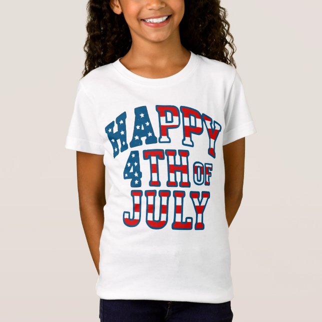 Kids 4th of July  T-Shirt (Front)