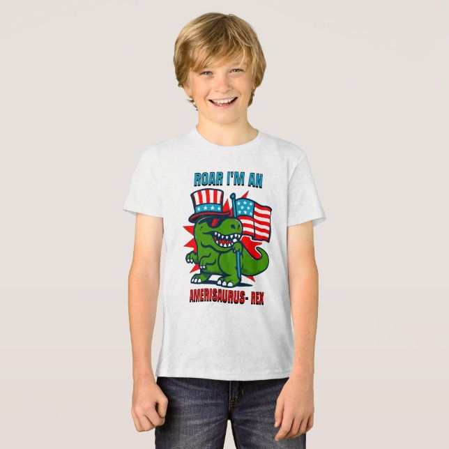 Kids 4th of July Tri-Blend Shirt (Front Full)