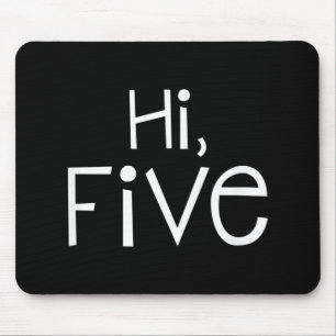 Kids 5th Birthday & 5 Year Old Outfit Kindergarte Mouse Pad