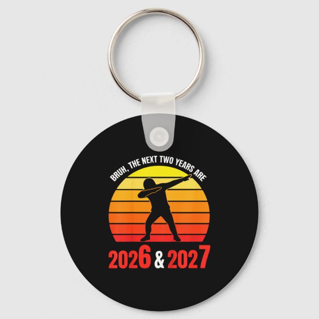 Kids 67 Nye 2026 Funny Boys Kids New Years Eve Par Keychain (Front)