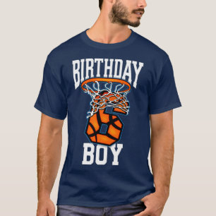 Kids 6th Birthday Basketball For Boy 6 Years T-Shirt
