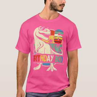 Kids 6th Birthday Boy Dino Rex Dinosaur Boys Matc T-Shirt