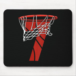 Kids 7th Birthday Basketball - Seven Years Gift fo Mouse Pad