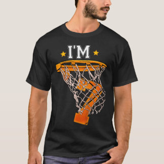 Kids 7Th Birthday Basketball Shirt I'M 7 Boy Girl 