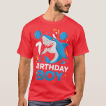 Kids 7th Birthday Boy Shark Ocean Theme Party 7 Ye T-Shirt<br><div class="desc">Kids 7th Birthday Boy Shark Ocean Theme Party 7 Years Old For Boy  .</div>