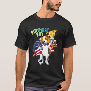 Kids 7th Birthday Boy Soccer 7 Years Old T-Shirt