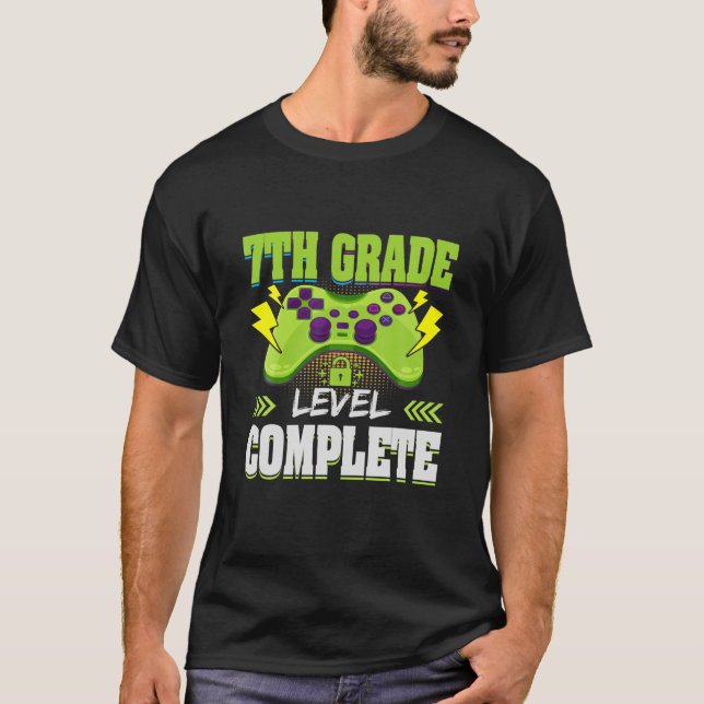 Kids 7Th Grade Level Complete Graduation Class Of T-Shirt (Front)