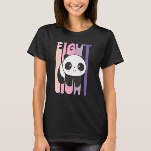 Kids 8 Year Old Cute Panda Birthday Girl 8th B day T-Shirt