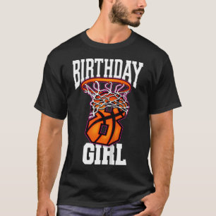Kids 8Th Birthday Basketball Shirt For Girl 8 Ye