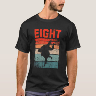 Kids 8th Birthday Judo Judoka Fighter 8 Year old G T-Shirt
