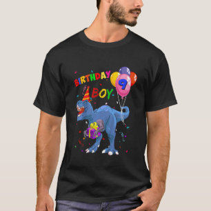 Kids 9 Year Old Rawr I'm 9th Birthday Boy Dinosau T-Shirt