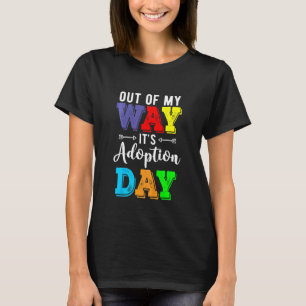 Kids Adoptive Parent Children Adoption Day Foster  T-Shirt