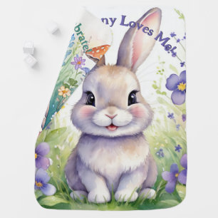 Kids' Adorable Bunny & Cute Turtle Baby Blanket