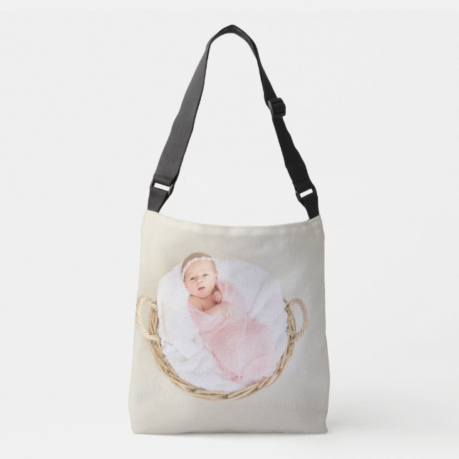 Kids Adorable Bunny Rabbit Easter Pink Hearts Crossbody Bag (Front)